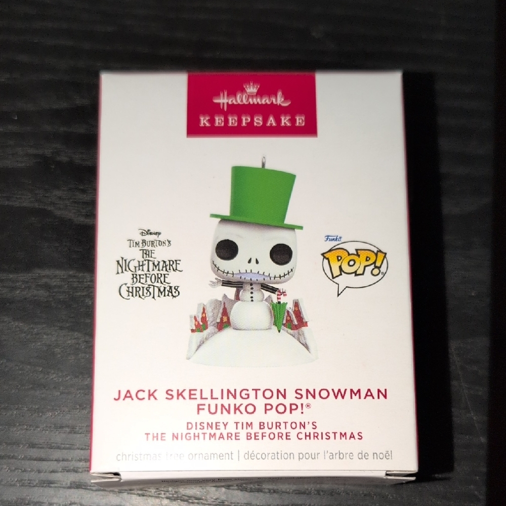 Hallmark Funko Pop! Jack Skellington Ornament with Green Hat